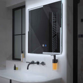 Espejo LED Cuadrado | Botones táctiles | Función antivaho | Luz blanca fría - Reyze Seria Edge Model 2